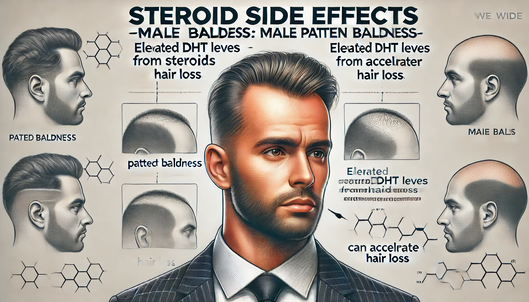 Steroid Side Effects 11 - Male Pattern Baldness